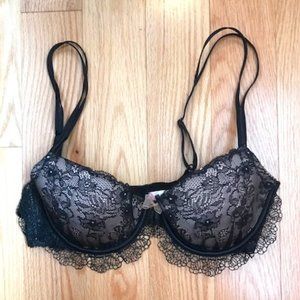Victoria's Secret Black Lace Bra - NWOT Size 34D
